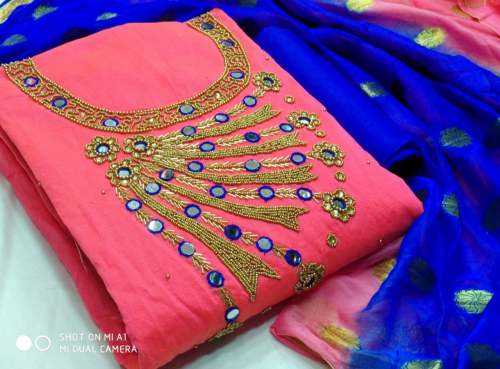 Designer Latest Hand work Dress Material