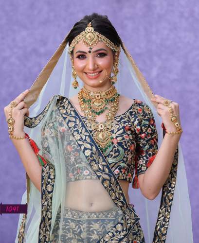 Designer Latest Heavy Embroidered Wedding Lehenga