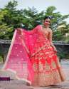 Designer Latest Heavy Embroidered Wedding Lehenga thumb 5