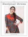 Designer Latest Kurti with Plazzo and Patiyala thumb 1