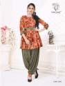 Designer Latest Kurti with Plazzo and Patiyala thumb 11