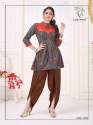 Designer Latest Kurti with Plazzo and Patiyala thumb 12