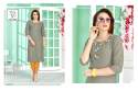 Designer Latest Plain Long Kurti With Hand work thumb 5
