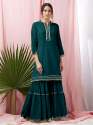 Designer Latest Plain With Gharara thumb 2