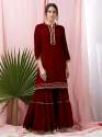 Designer Latest Plain With Gharara thumb 6