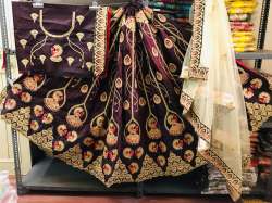 Designer Latest Silk Bridal Lehenga