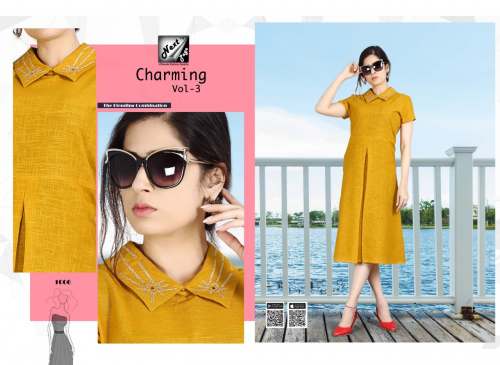 Designer Long Cotton Kurti