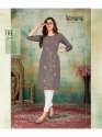 Designer Magic Cotton Embroidered Kurti  thumb 6