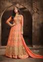 Designer Net Heavy Embroidered Anarkali Suit