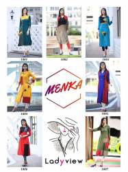 Designer Plain Long Kurti By ladyview