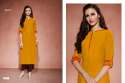 Designer Plain rayon slub Kurti thumb 1