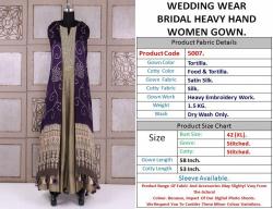 Designer Printed and Embroidered Gown1