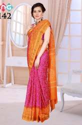 Designer Printed bandhani saree
