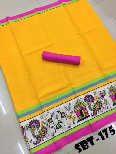 Designer Printed Kalamkari Saree