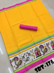 Designer Printed Kalamkari Saree