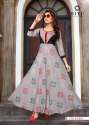 Designer Printed Long Gown Style Kurti thumb 2