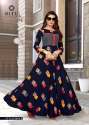 Designer Printed Long Gown Style Kurti thumb 7