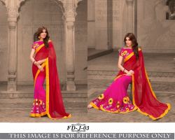 Designer Printed saree1