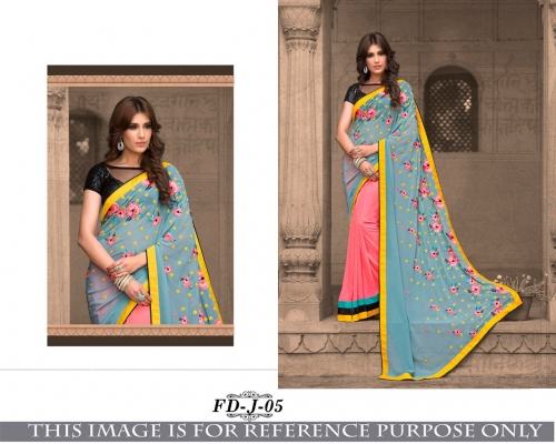 Designer Printed saree2