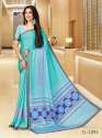 Designer Printed Uniform Silk saree thumb 16