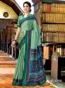 Designer Printed Uniform Silk saree thumb 19