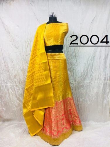 Designer Pure Banarasi silk Lehenga1