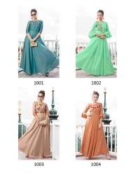 Designer Rayon Gown Style Kurti