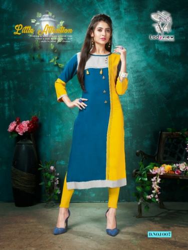 Designer Rayon Plain Kurti11
