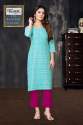 Designer Rayon Print Casual Wear Kurti thumb 1