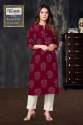 Designer Rayon Print Casual Wear Kurti thumb 3