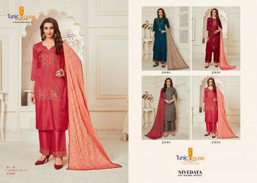 Designer Silk With Embroidery Fancy Wear Kurti 
