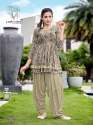Designer Stitched Kurti with Stitched patiyala thumb 1