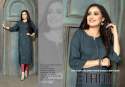 Designer Straight Long Rayon Kurti thumb 4