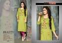 Designer Straight Long Rayon Kurti thumb 6