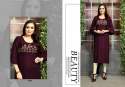 Designer Straight Long Rayon Kurti thumb 7
