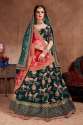 Designer Taffeta Silk Bridal Wear Lehenga Choli