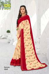 Fance Georgette Printed Latest Saree