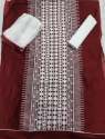 Fancy Cotton Embroidered Dress Material thumb 8