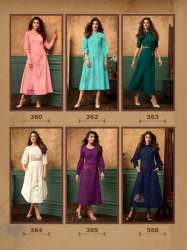 Fancy Cotton Gown Style Kurti