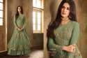 Fancy Embroidered Net Anarkali Suit thumb 2