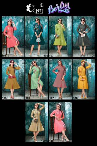 Fancy Rayon Slub Casual wear kurti