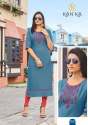 Fancy Rubby Silk With Embroidery Kurti thumb 2