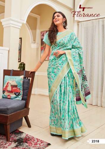 Florance Silk Latest Printed Women saree