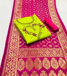 Hand work Dress MaterIal Latest With Dupatta