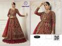 Heavy Butterfly Net Bridal Salwar Suit  thumb 2