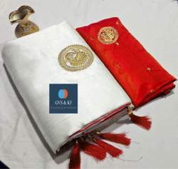 Heavy Designer Chamderi saree