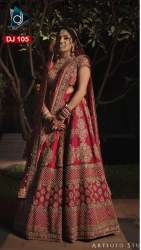 Heavy Embroidered Latest Bridal Lehenga