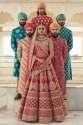 Heavy Embroidered Latest Bridal Lehenga thumb 1