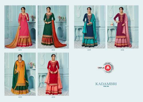 Jam Silk With Work Wedding Salwar Suit