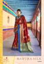 Krystal Sona Chandi Sattin patta Silk Saree thumb 1